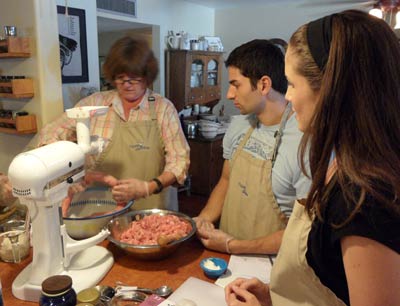 Sausage making class